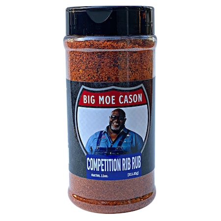 Moe Cason Barbecue Big Moe Cason Competition Rib Rub BBQ Rub 11 oz MORIB